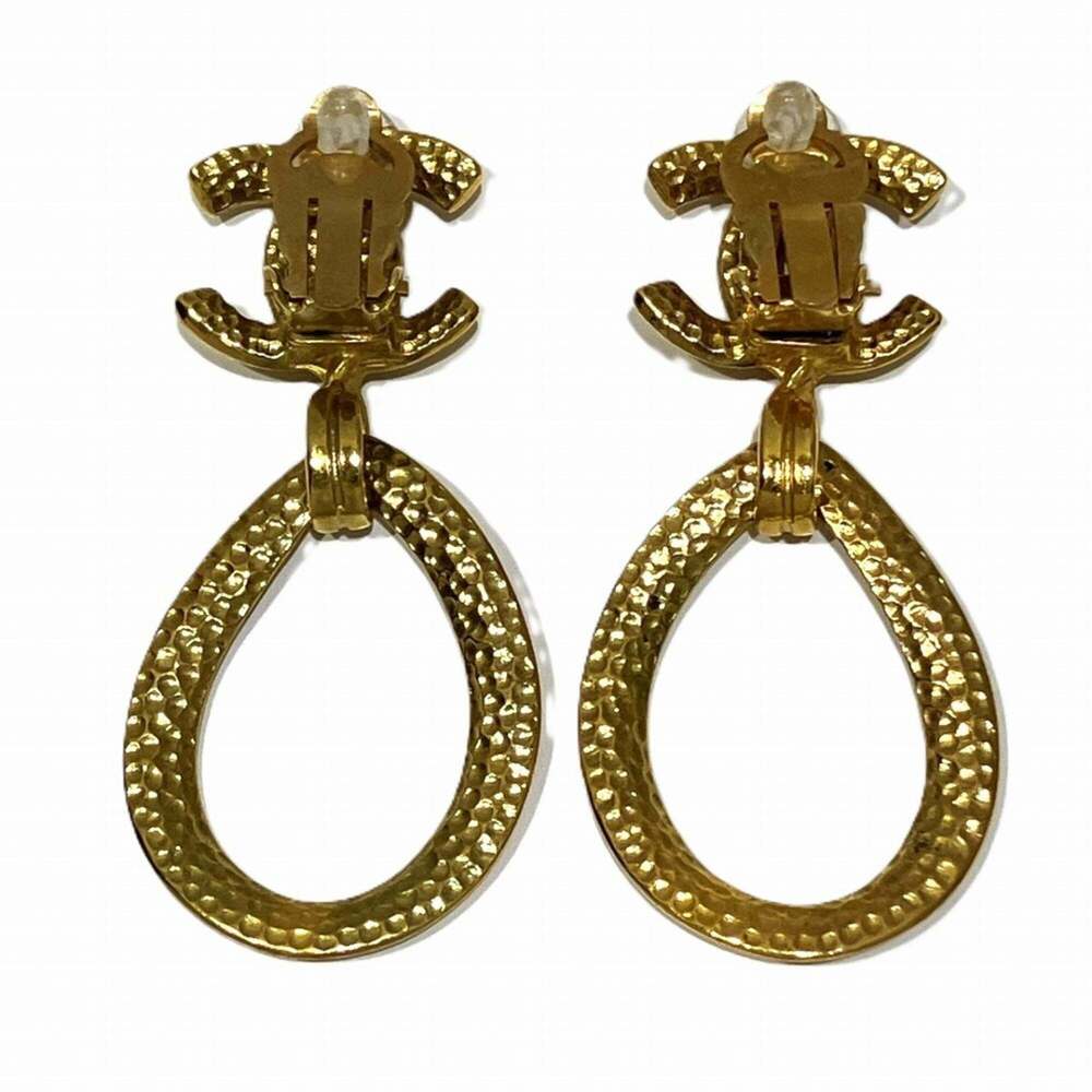 CHANEL Authentic Gold Earrings - Picture 3 of 9
